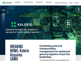 'kaleris.com' screenshot