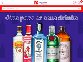 'imigrantesbebidas.com.br' screenshot