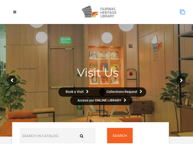 'filipinaslibrary.org.ph' screenshot