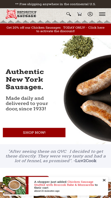 espositosausage.com