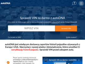 'autodna.pl' screenshot