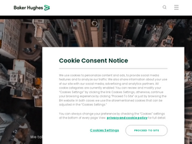 'bakerhughes.com' screenshot