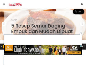 'sweetrip.id' screenshot