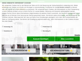 'kitchenking.de' screenshot