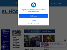 'elnorte.ec' screenshot
