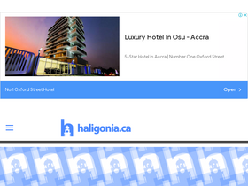 'haligonia.ca' screenshot