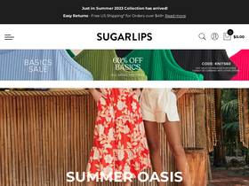'sugarlips.com' screenshot
