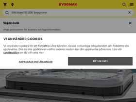 'byggmax.se' screenshot