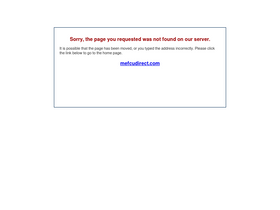 'mefcudirect.com' screenshot