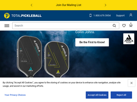 'totalpickleball.com' screenshot
