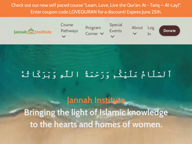 'jannahinstitute.org' screenshot