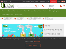 'buzzcateringsupplies.com' screenshot