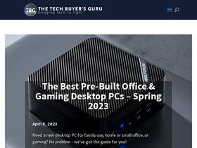'techbuyersguru.com' screenshot