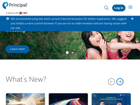 'principal.com.my' screenshot