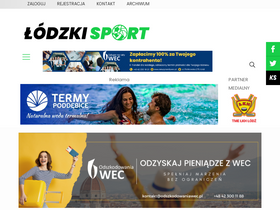 'lodzkisport.pl' screenshot