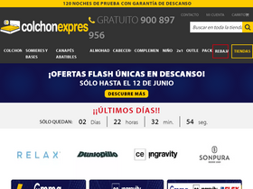'colchonexpres.com' screenshot