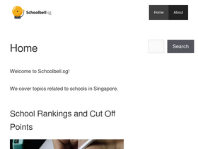 'schoolbell.sg' screenshot