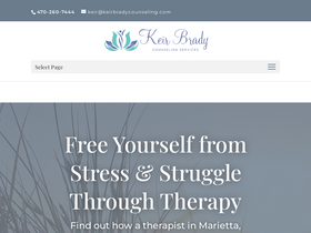 'keirbradycounseling.com' screenshot