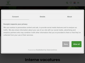 'eurojob.nl' screenshot