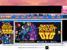 'nitrome.com' screenshot