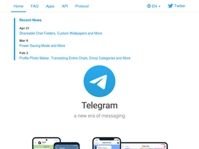'getdesktop.telegram.org' screenshot