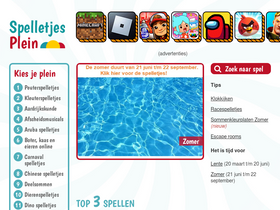 'spelletjesplein.nl' screenshot