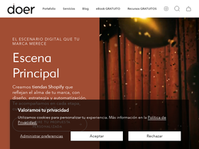 holadoer.com homepage screenshot