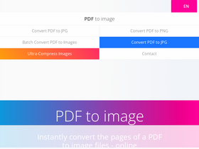 'onlinepdftoimage.com' screenshot
