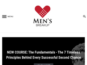 'mensbreakup.com' screenshot