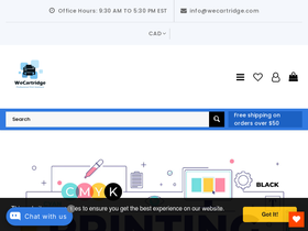 wecartridge.com homepage screenshot