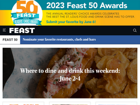 'feastmagazine.com' screenshot