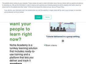 'nicheacademy.com' screenshot