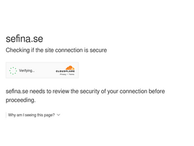 'sefina.se' screenshot