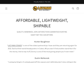mylazymanstands.com homepage screenshot