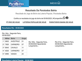 'resultadosagora.com' screenshot