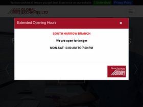 'globalexchange.co.uk' screenshot