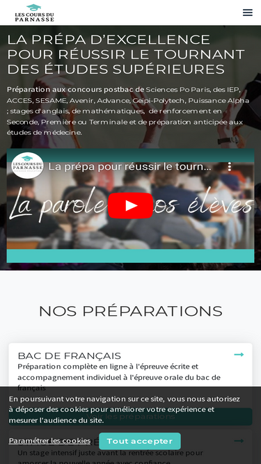 lescoursduparnasse.com