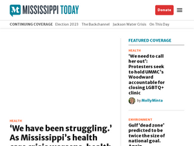 'mississippitoday.org' screenshot