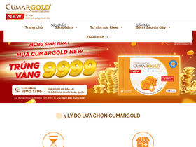 'cumargold.vn' screenshot