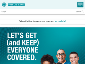 'fideliscare.org' screenshot