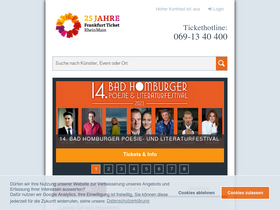 'frankfurtticket.de' screenshot