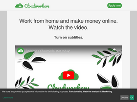 'cloudworkers.company' screenshot