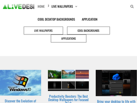 'alivedesktop.com' screenshot