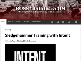 'rosstraining.com' screenshot