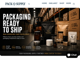 Pack homepage screenshot