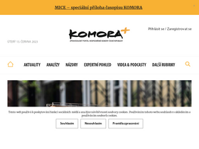 'komoraplus.cz' screenshot