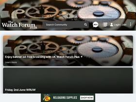 'thewatchforum.co.uk' screenshot