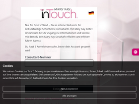 'marykayintouch.de' screenshot