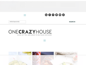 'onecrazyhouse.com' screenshot