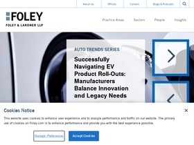 'foley.com' screenshot